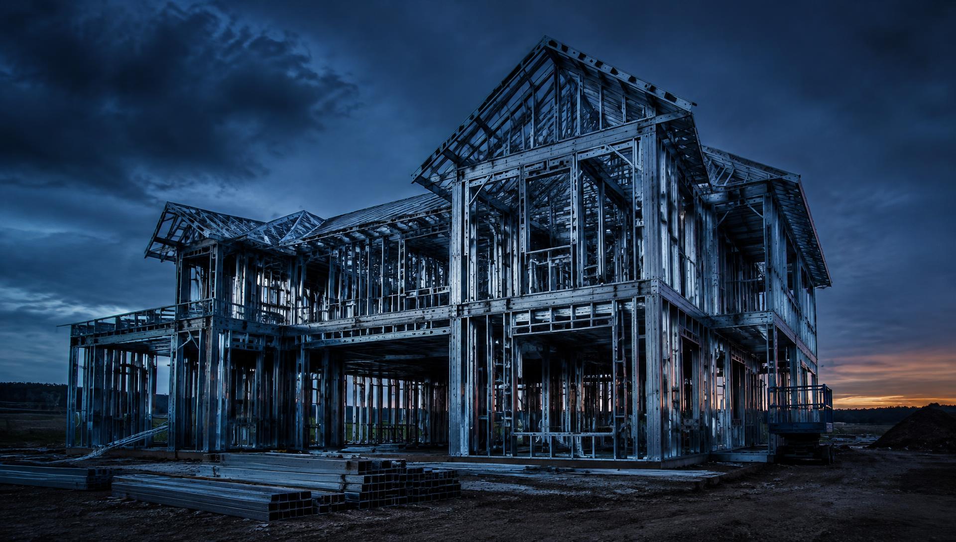 Cold-formed steel home framing